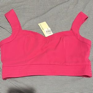 Hot Pink Cropped top NWT - Brazilian designer